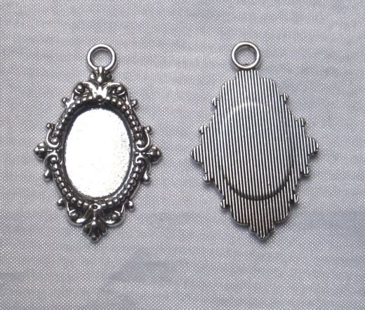 2x Fassung Anhänger 18x13mm