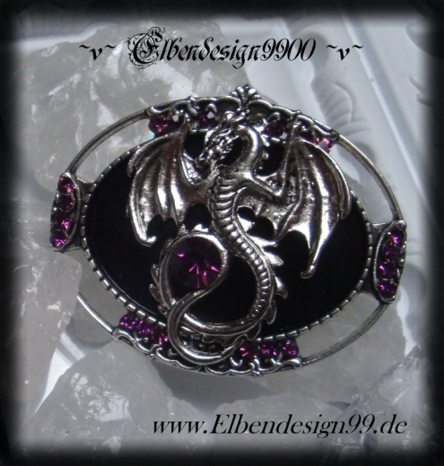 Fassung Brosche 20x30mm