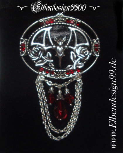 Fassung Brosche 20x30mm