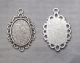 2x Fassung Anhänger 18x13mm