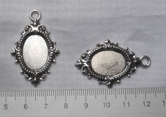 2x Fassung Anhänger 18x13mm
