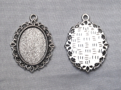 2x Fassung Anhänger 18x13mm