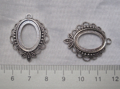 2x Fassung Anhänger 18x13mm