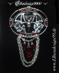 Fassung Brosche 20x30mm