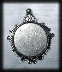 Fassung Anhänger 30mm rund