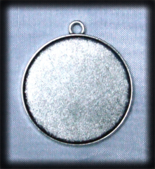 Fassung Anhänger 30mm rund